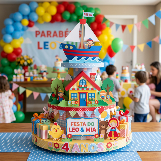 Exemplo de Festa Tesouretes